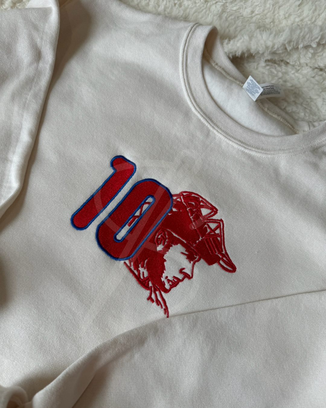 Philadelphia Phillies #10 JT Embroidered Crewneck