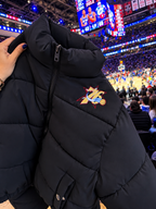 Philadelphia 76ers Front + Back Embroidered Puffer