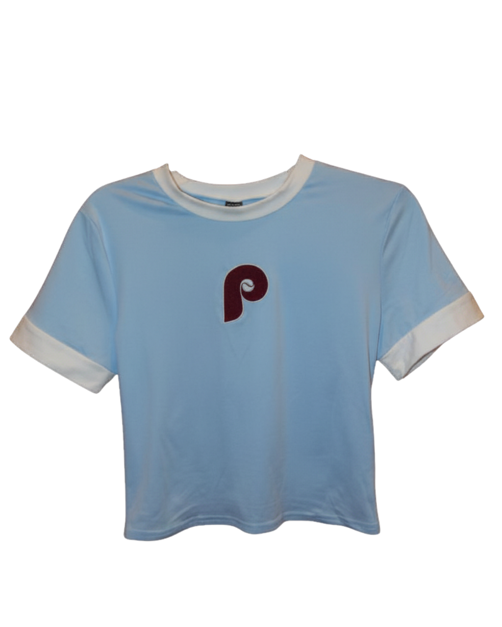 Powder Blue Retro Phillies Baby Tee