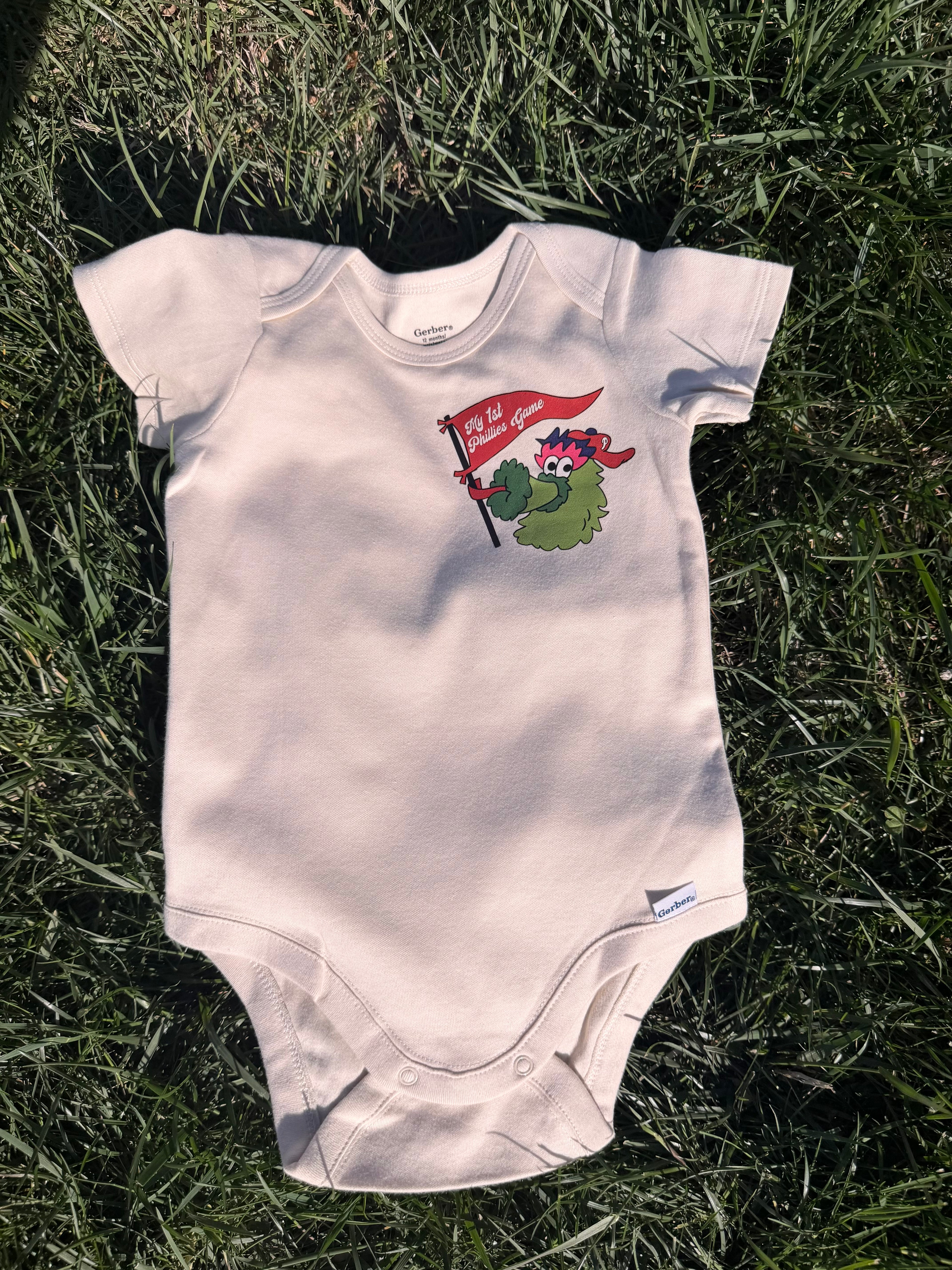 Unisex Baby's First Phillies Game Onesie