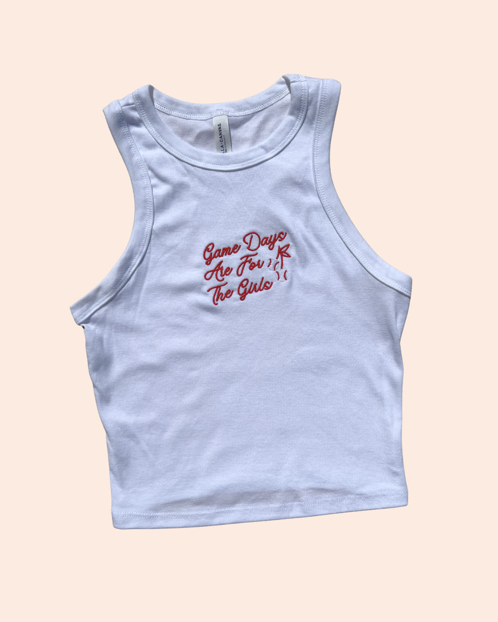 Game Days Are For the Girls Embroidered Tank