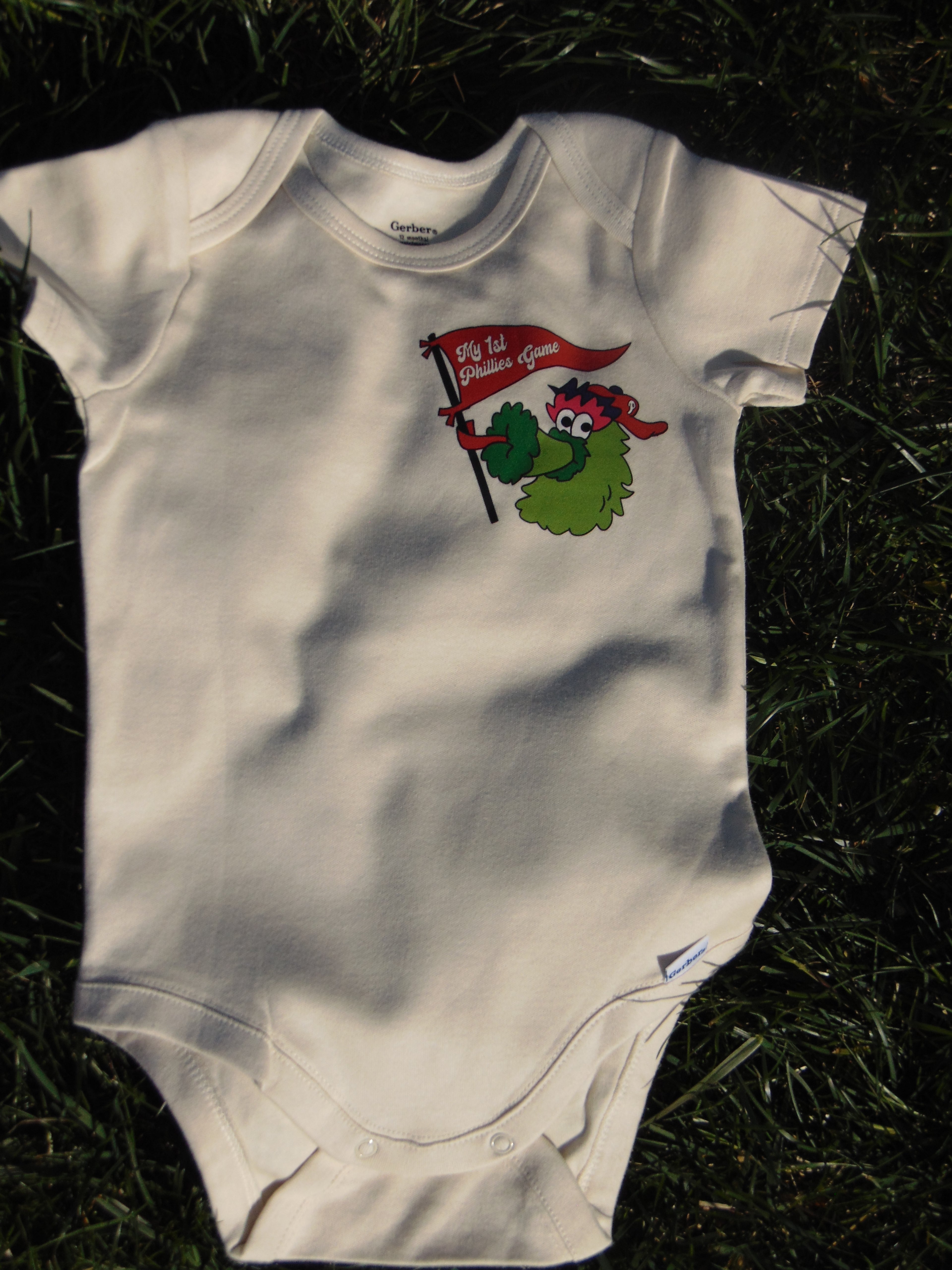 Unisex Baby's First Phillies Game Onesie