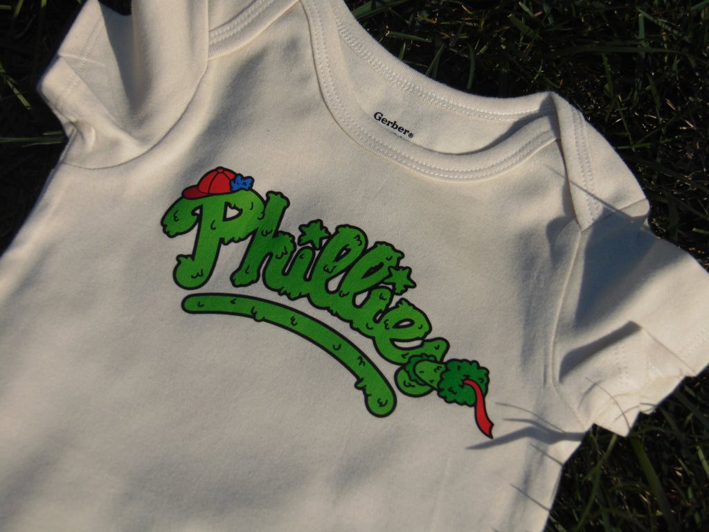 Phanatic Font Philadelphia Phillies Onesie