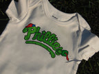 Phanatic Font Philadelphia Phillies Onesie