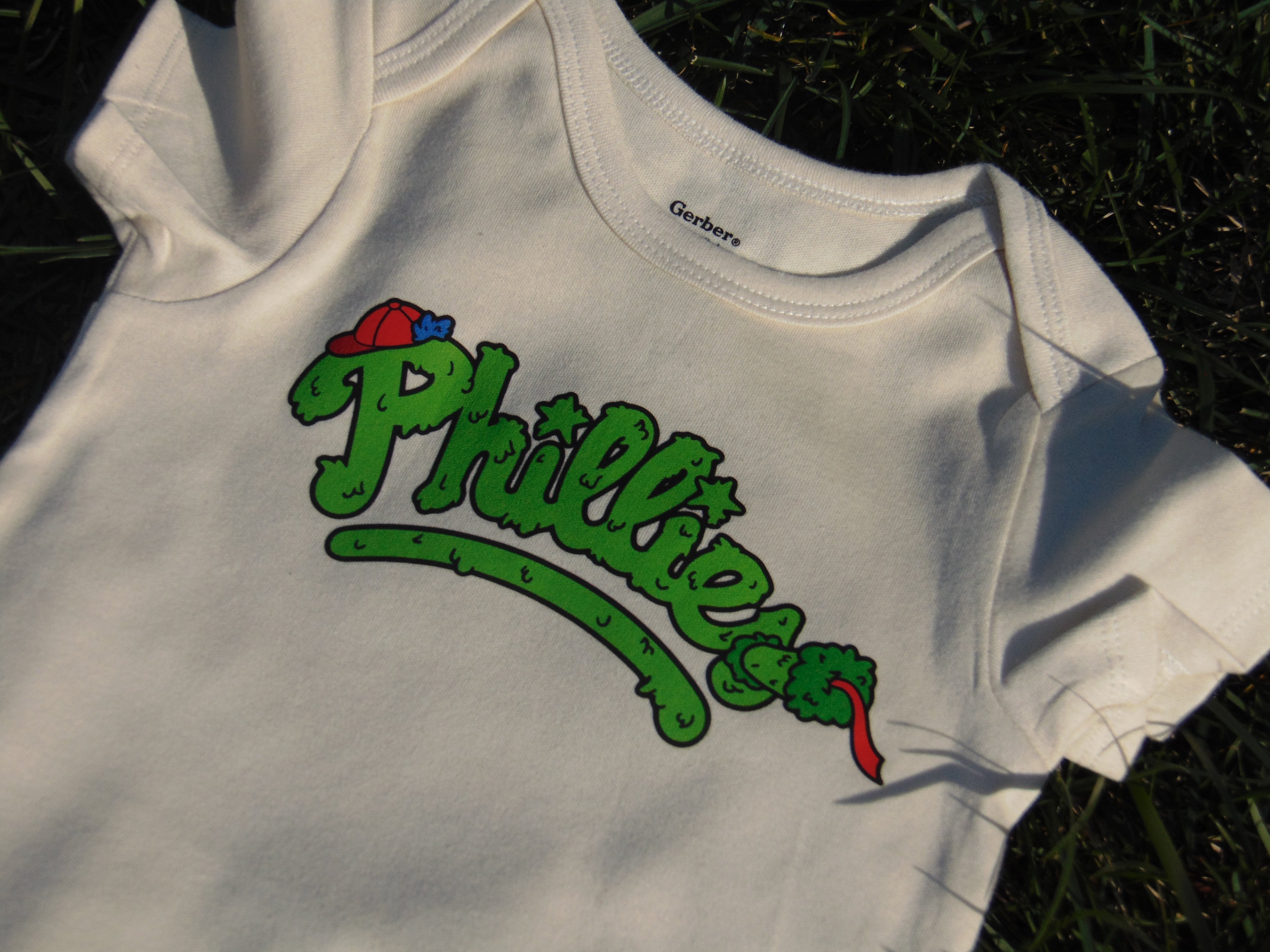 Phanatic Font Philadelphia Phillies Onesie