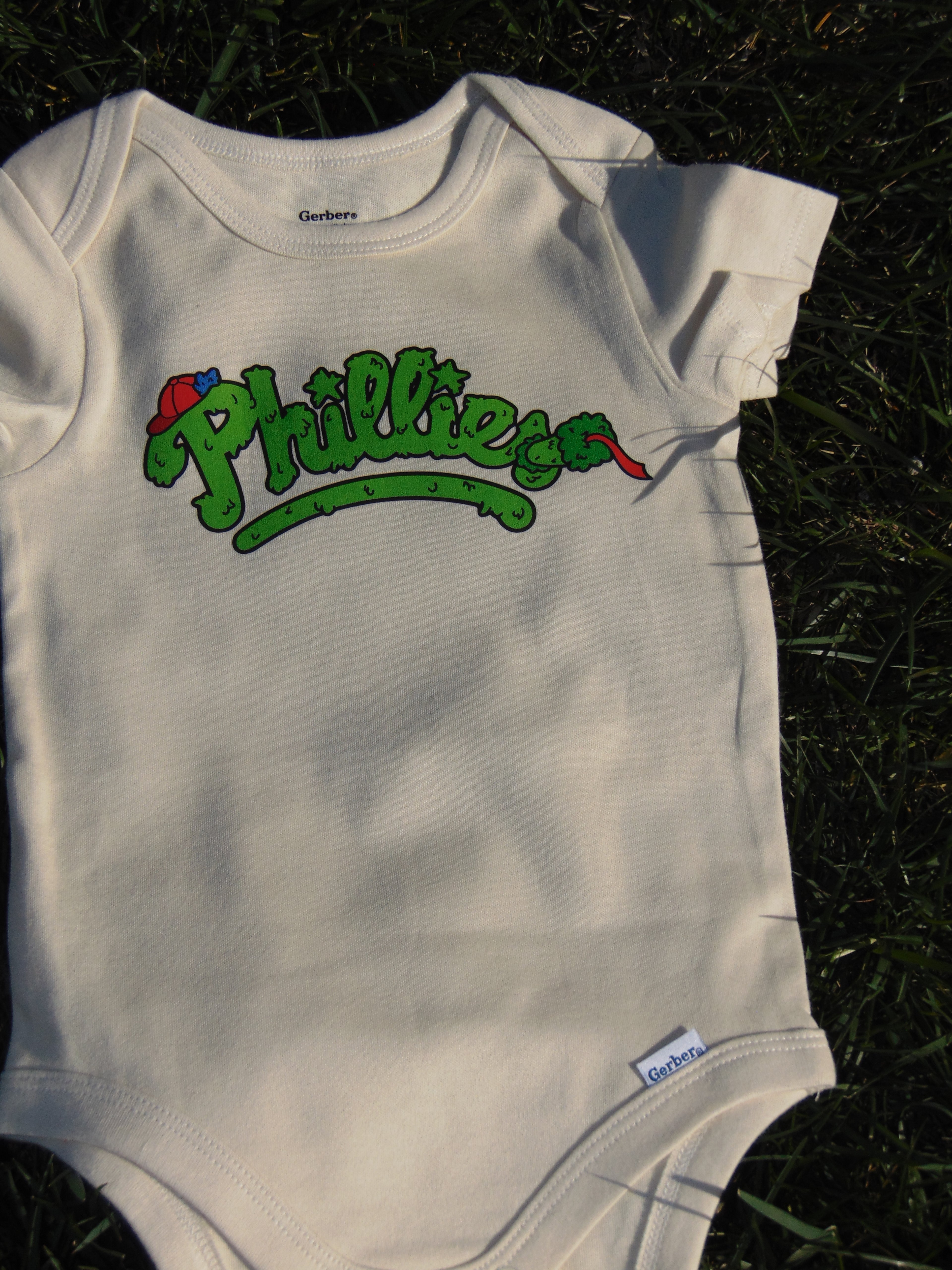 Phanatic Font Philadelphia Phillies Onesie
