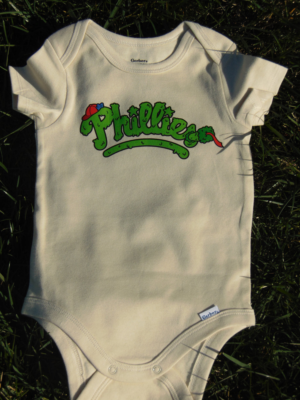 Phanatic Font Philadelphia Phillies Onesie