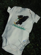Philadelphia Eagle + Bow Onesie